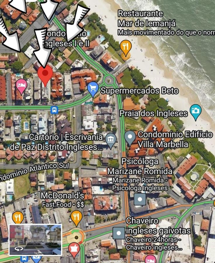 Appartamento Apartamento 50Mts Praia Dos Ingleses Florianópolis Esterno foto